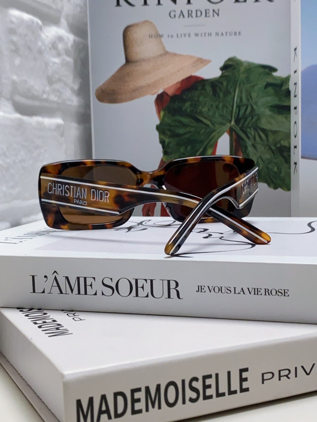 Dior Square Pink Lens Sunglasses for Men & Women - detail image 2