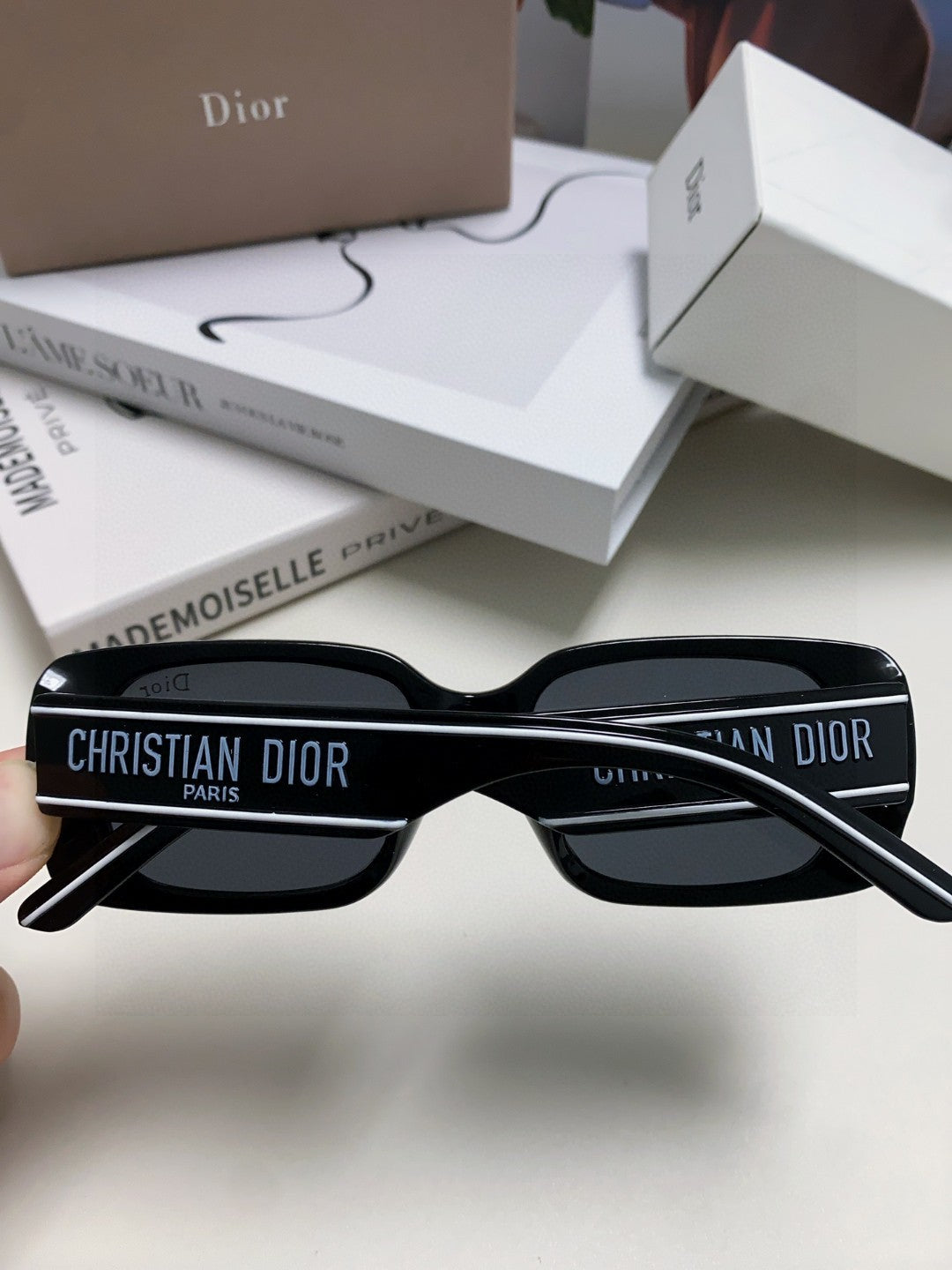 Dior Square Brown Lens Sunglasses for Men & Women - 382398 - detail image 3