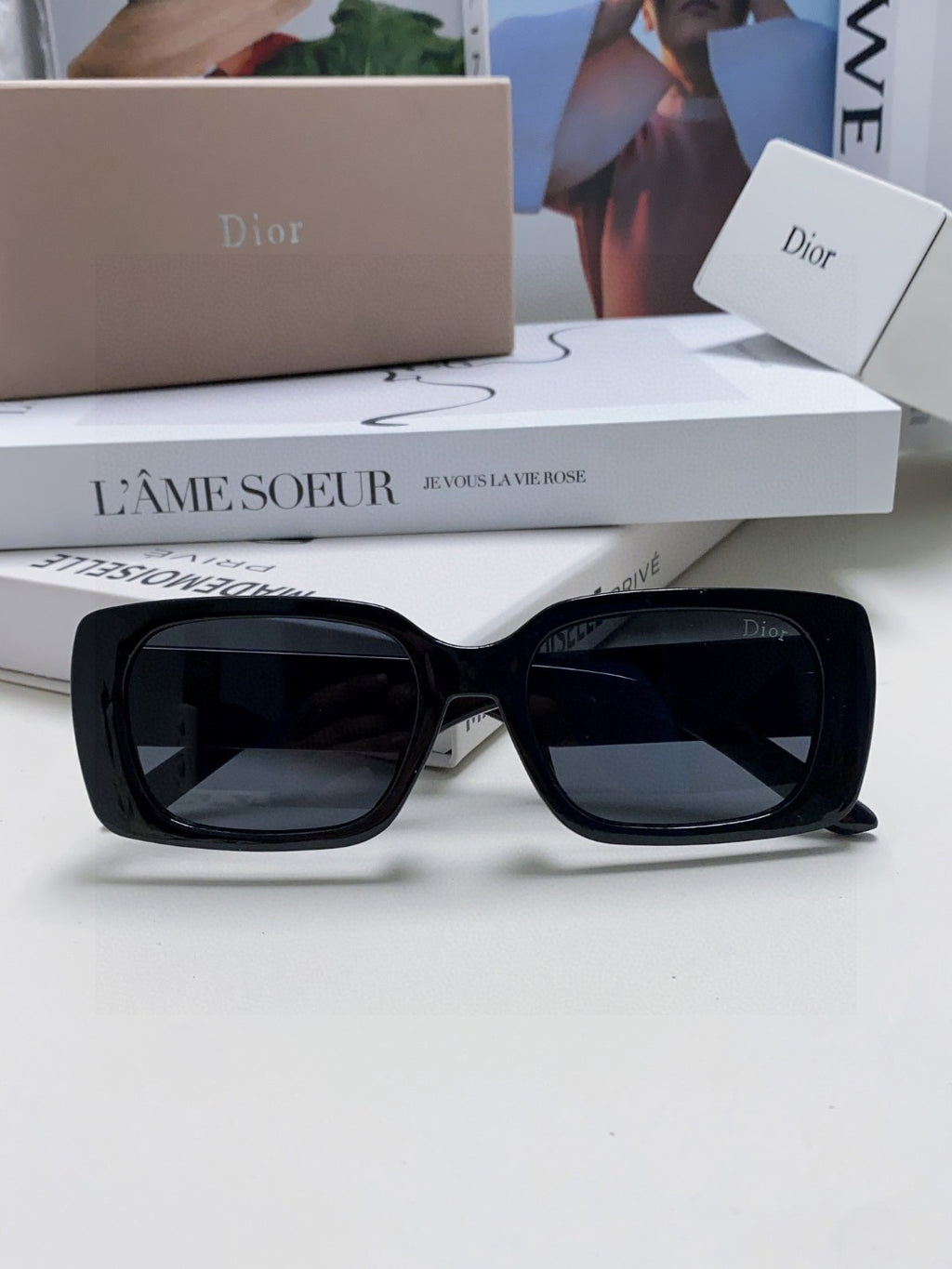 Dior Square Brown Lens Sunglasses for Men & Women - 382398 - detail image 5