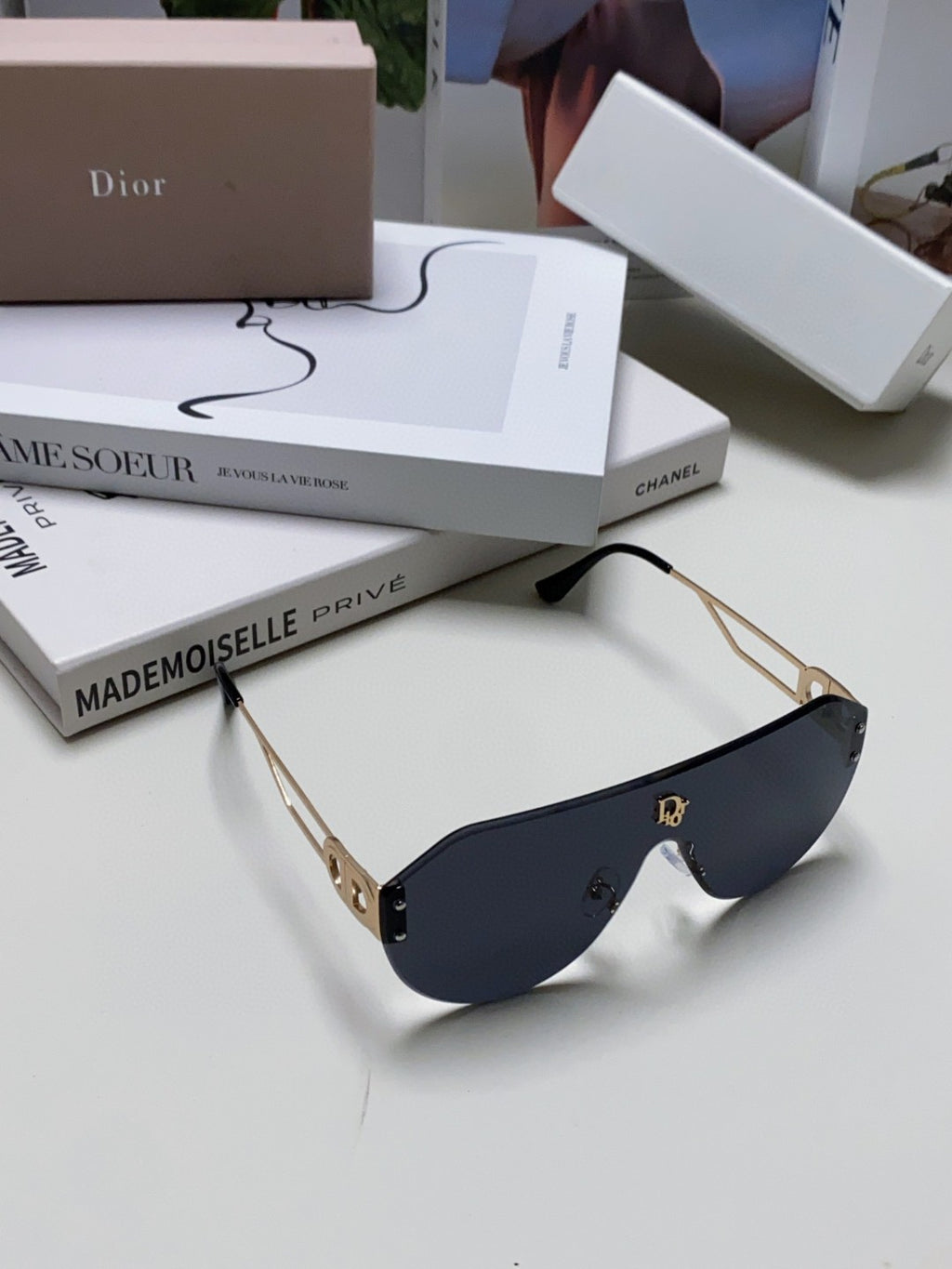 Dior Aviator Blue Lens Sunglasses for Men & Women - detail image 8