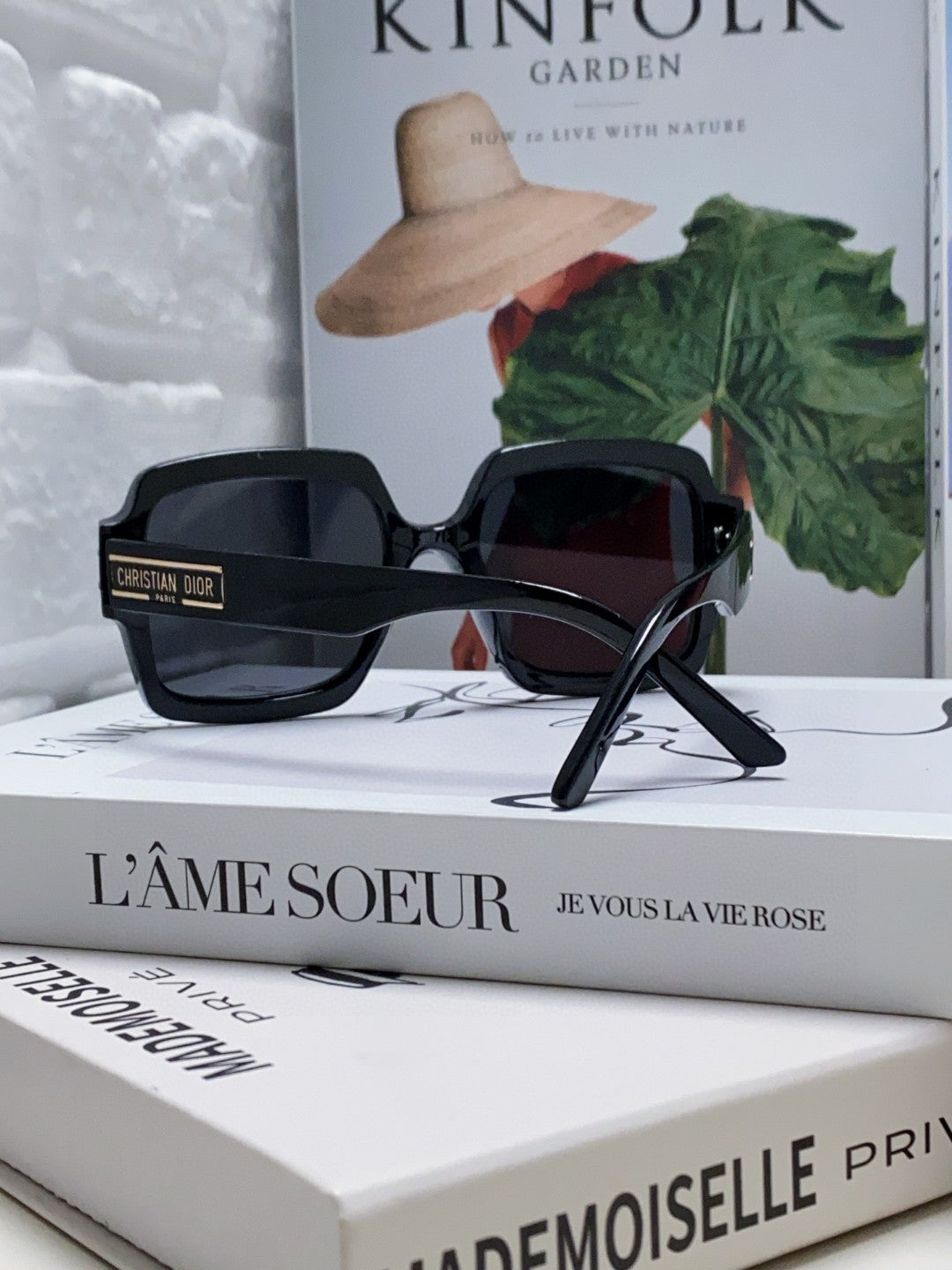 Dior Square Black Lens Sunglasses for Men & Women - 382401 - detail image 2