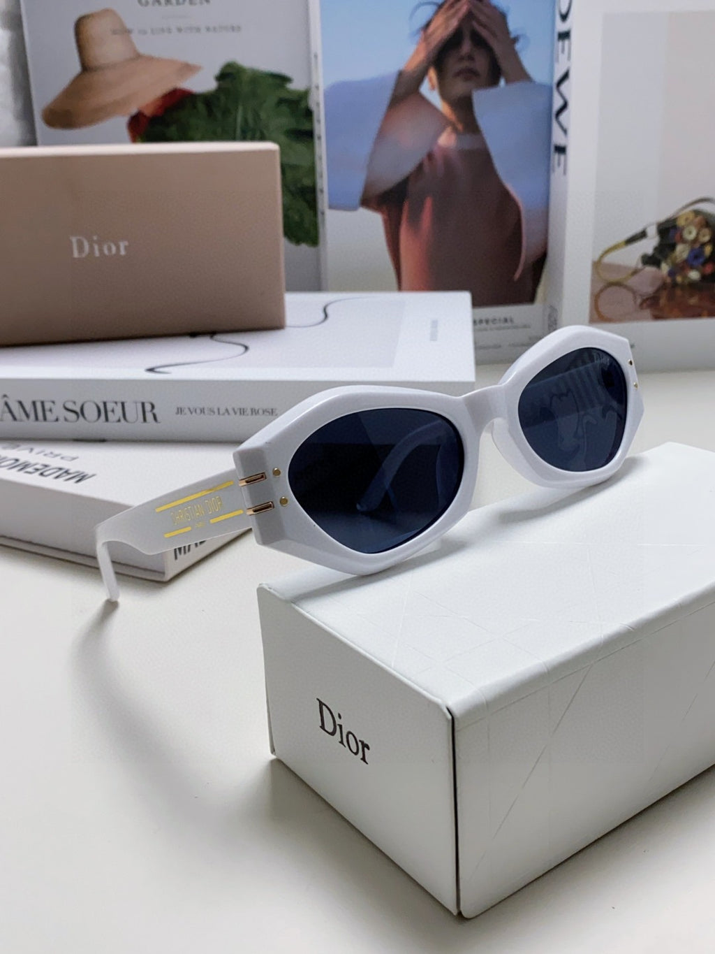 Dior Fashion Gold Lens Sunglasses for Men & Women - 382402 - detail image 7
