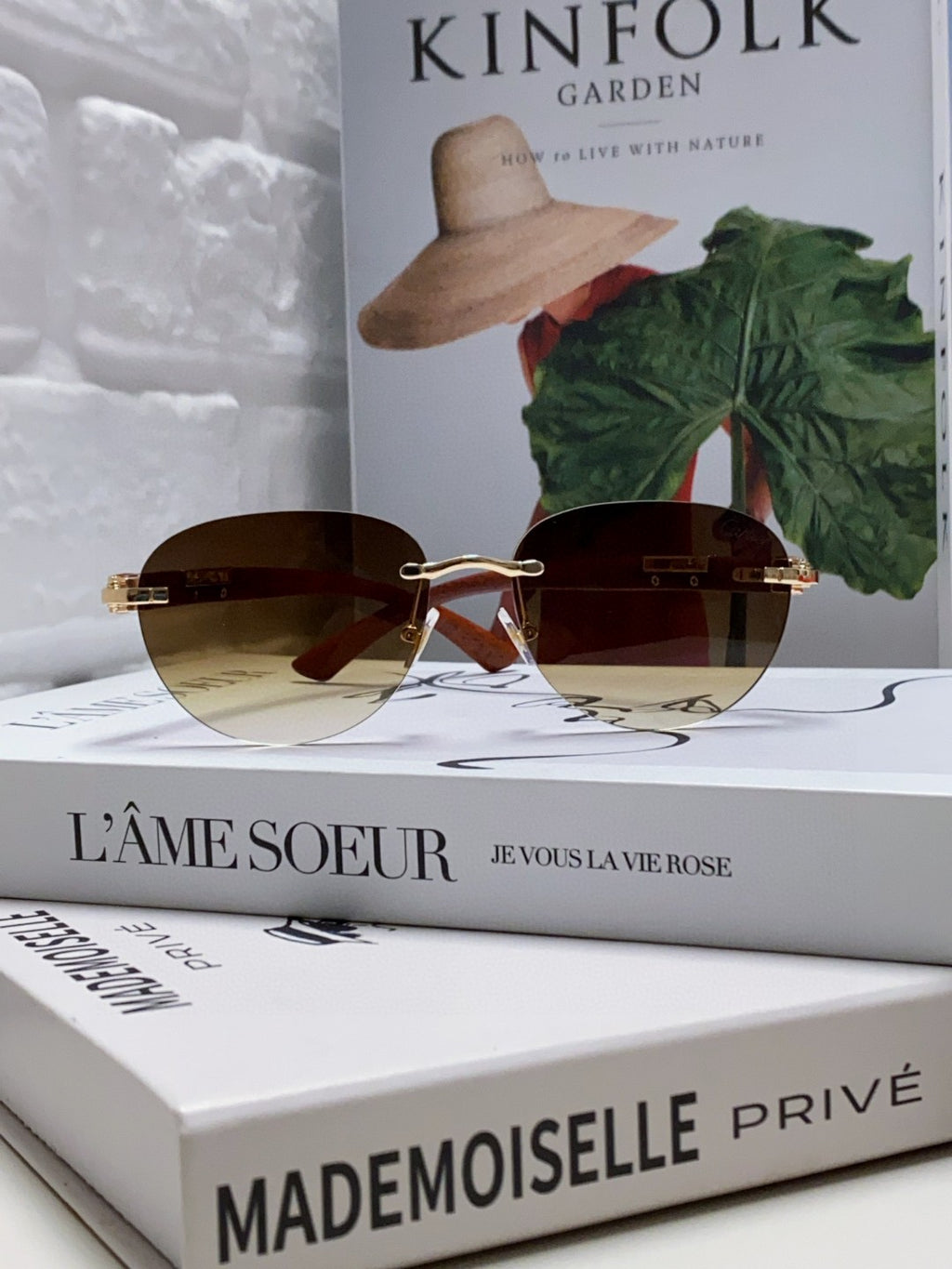 Cartier Lightweight Rimless Gray Lens Sunglasses for Men & Women - 382811