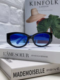 Chanel Oval Blue Lens Sunglasses for Men & Women