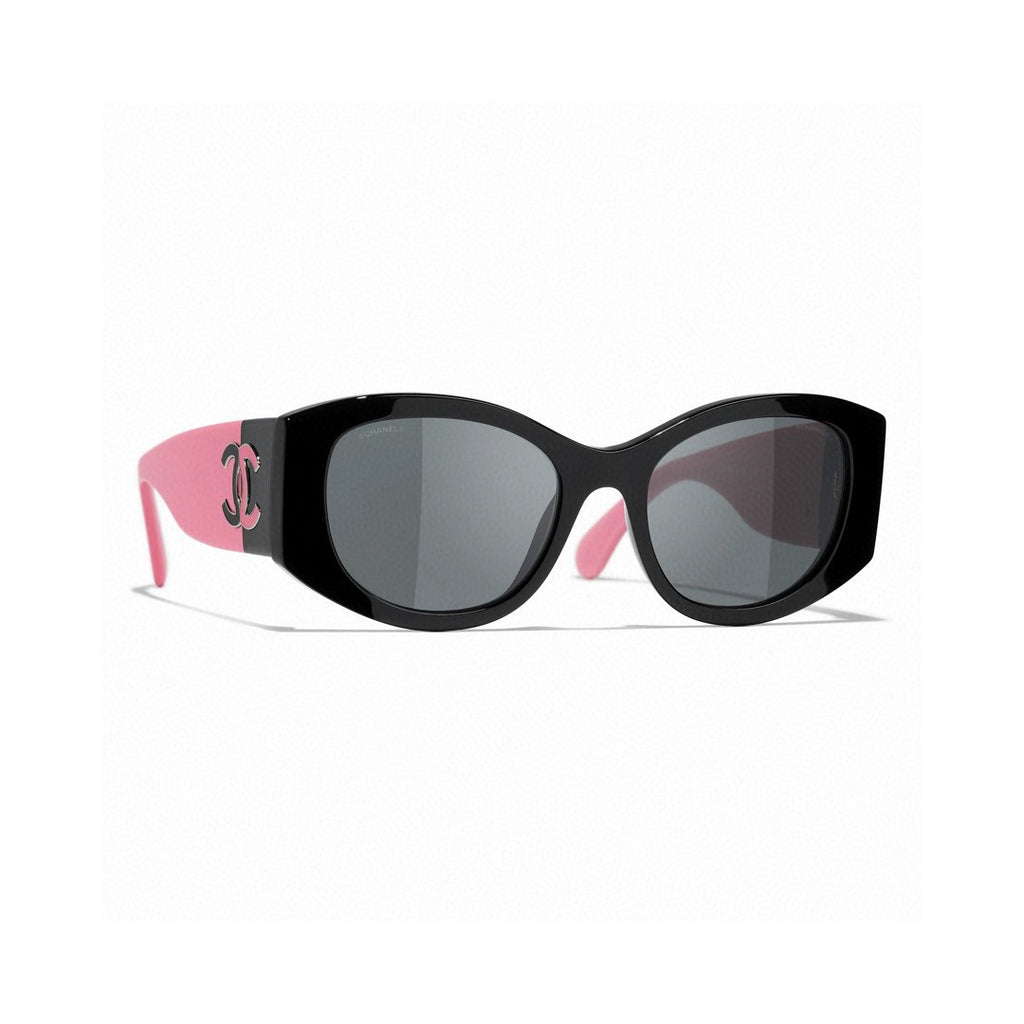 Chanel Oval Gray Lens Sunglasses for Men & Women - 867098