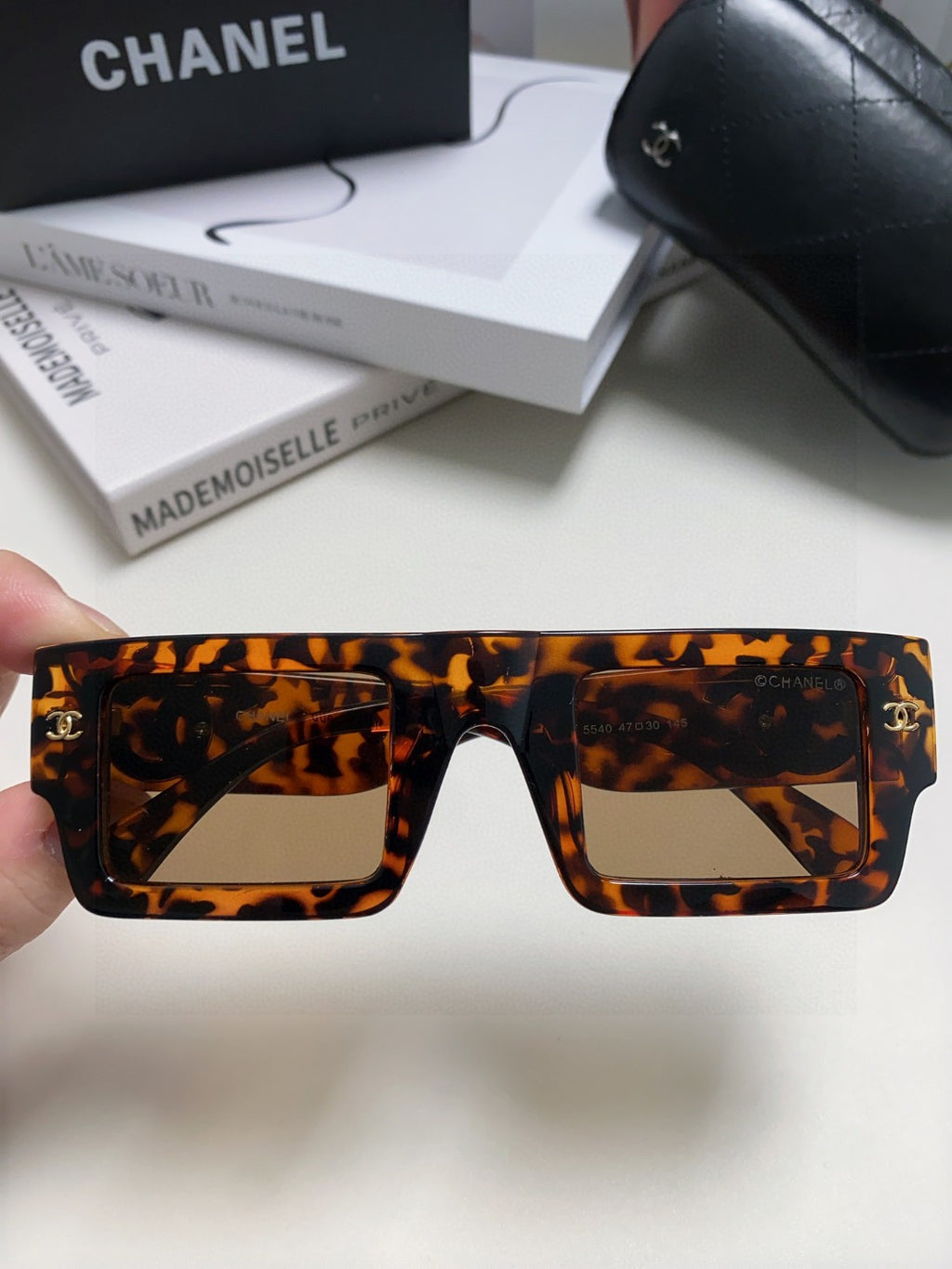Chanel Square Brown Lens Sunglasses for Men & Women - 382160 - detail image 3