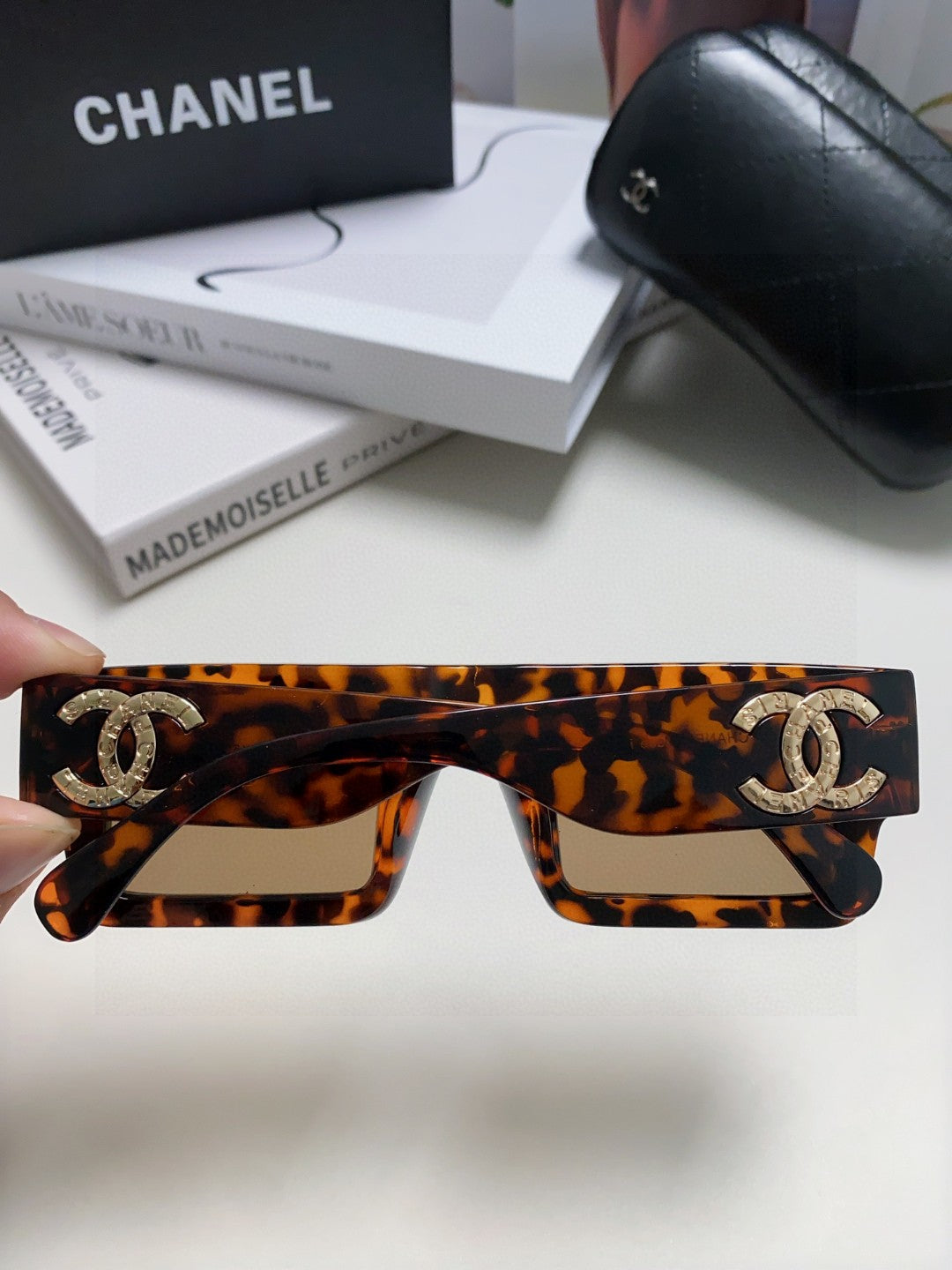 Chanel Square Brown Lens Sunglasses for Men & Women - 382160 - detail image 4