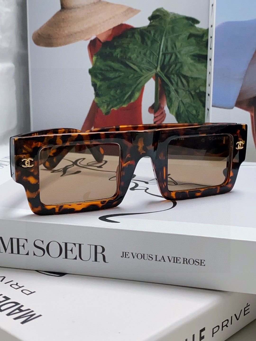 Chanel Square Brown Lens Sunglasses for Men & Women - 382160