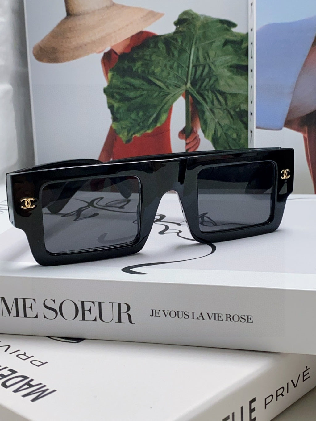 Chanel Square Gray Lens Sunglasses for Men & Women - 382161