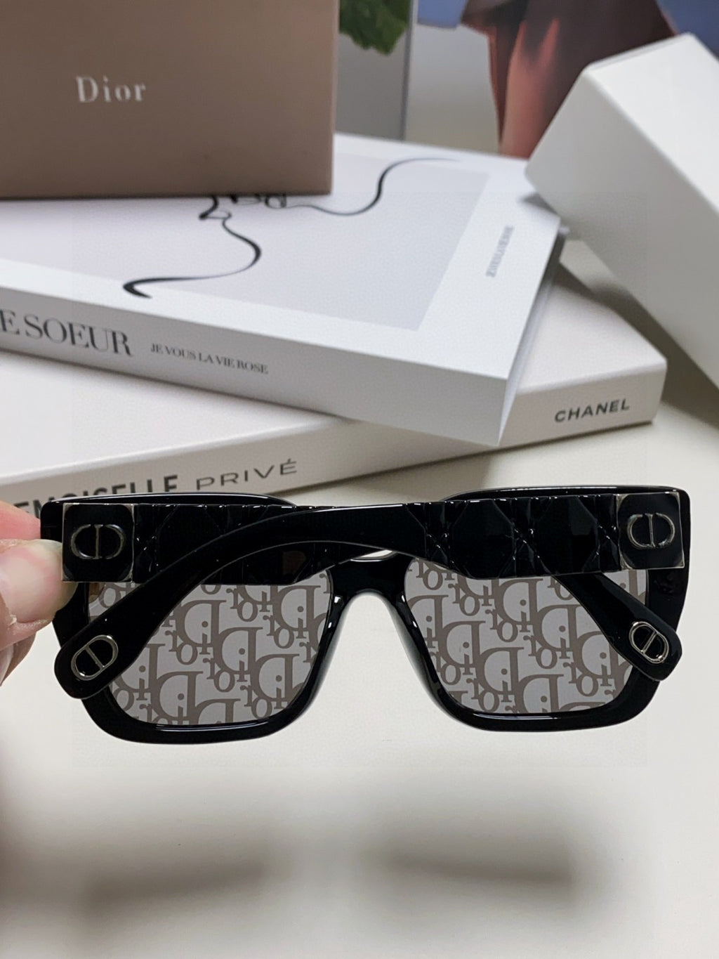 Dior Fashion Silver Lens Sunglasses for Women - 382432 - detail image 4