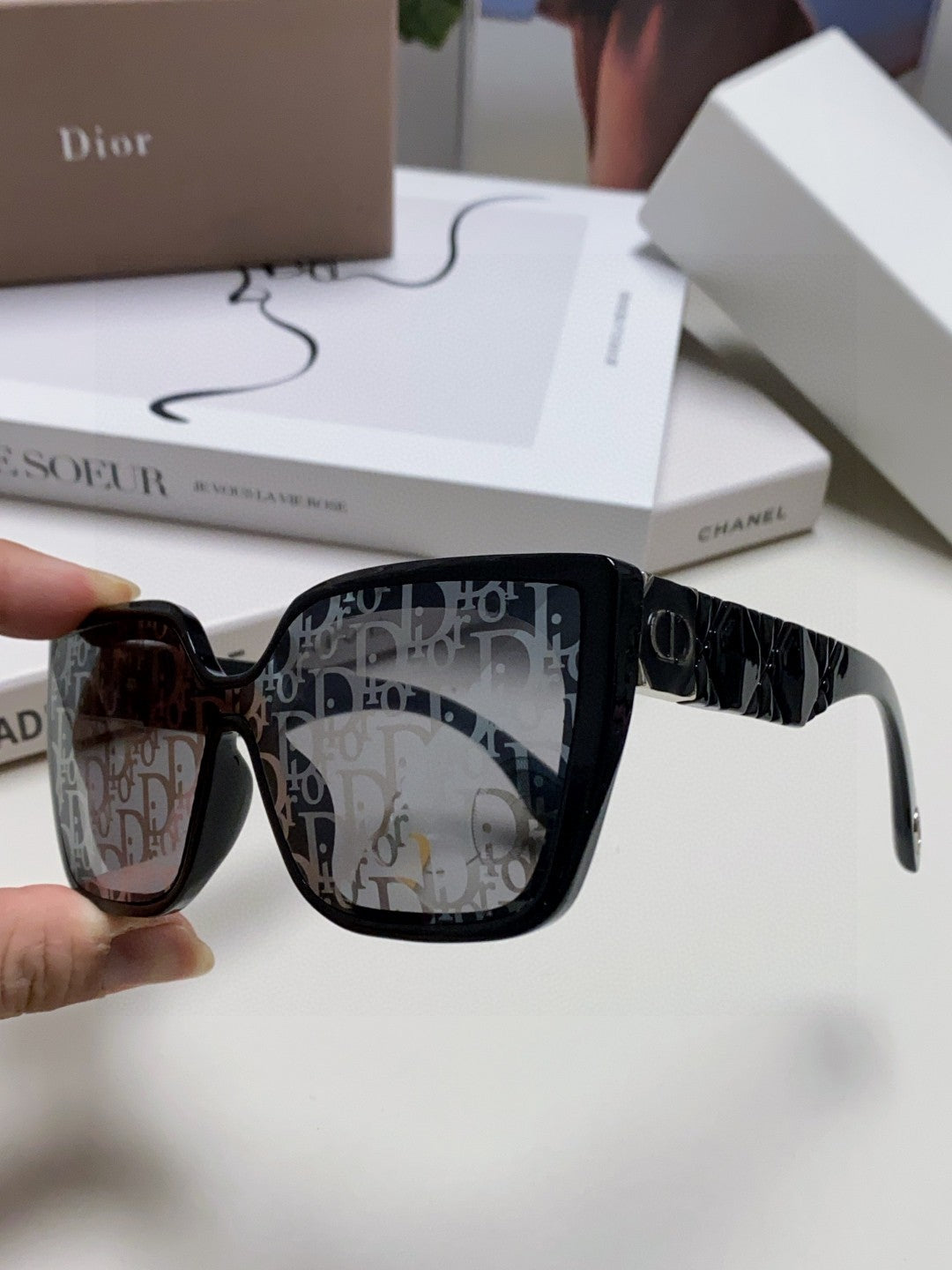 Dior Fashion Silver Lens Sunglasses for Women - 382432 - detail image 5
