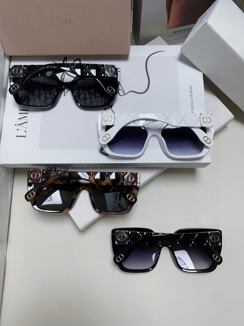 Dior Fashion Silver Lens Sunglasses for Women - 382432 - detail image 8