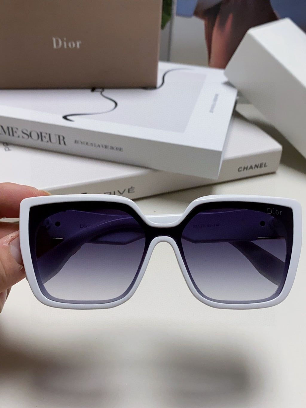 Dior Fashion Silver Lens Sunglasses for Women - 382433 - detail image 3