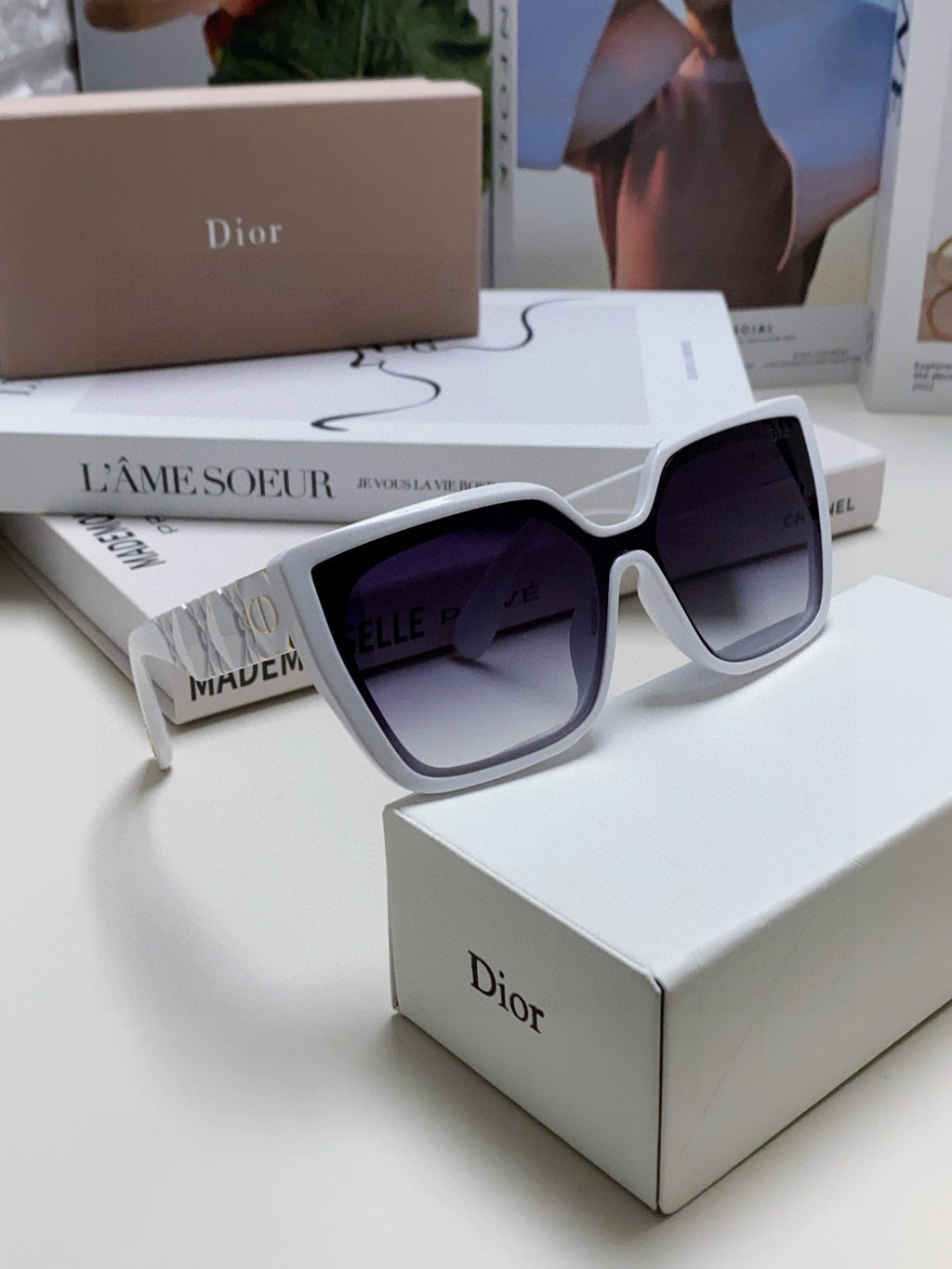 Dior Fashion Silver Lens Sunglasses for Women - 382433 - detail image 7