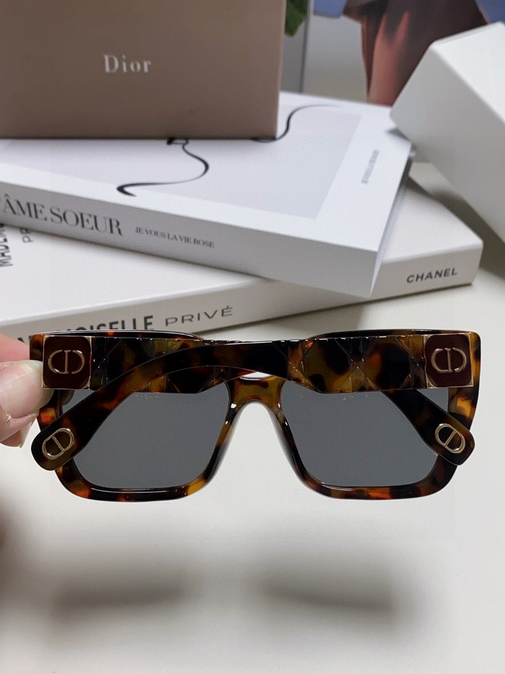 Dior Fashion Silver Lens Sunglasses for Women - 382434 - detail image 4