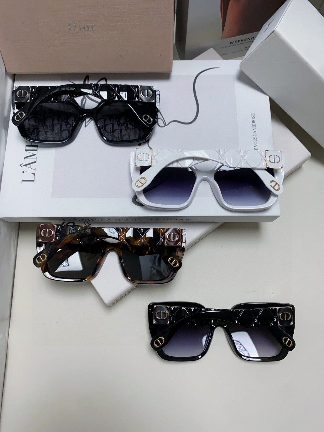 Dior Fashion Silver Lens Sunglasses for Women - 382435 - detail image 8