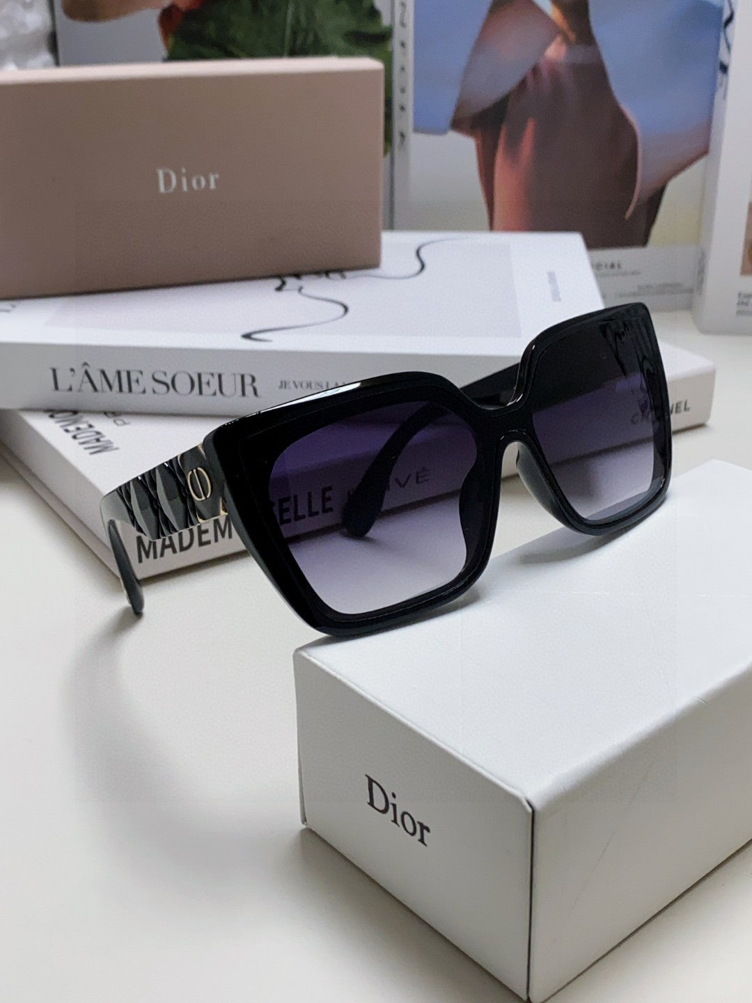 Dior Fashion Silver Lens Sunglasses for Women - 382435 - detail image 7