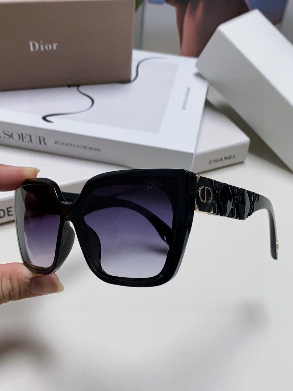 Dior Fashion Silver Lens Sunglasses for Women - 382435 - detail image 5