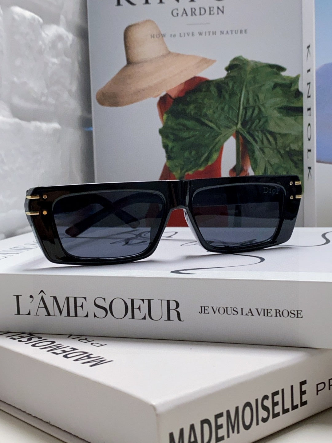 Dior Square Silver Lens Sunglasses for Men & Women - 382437