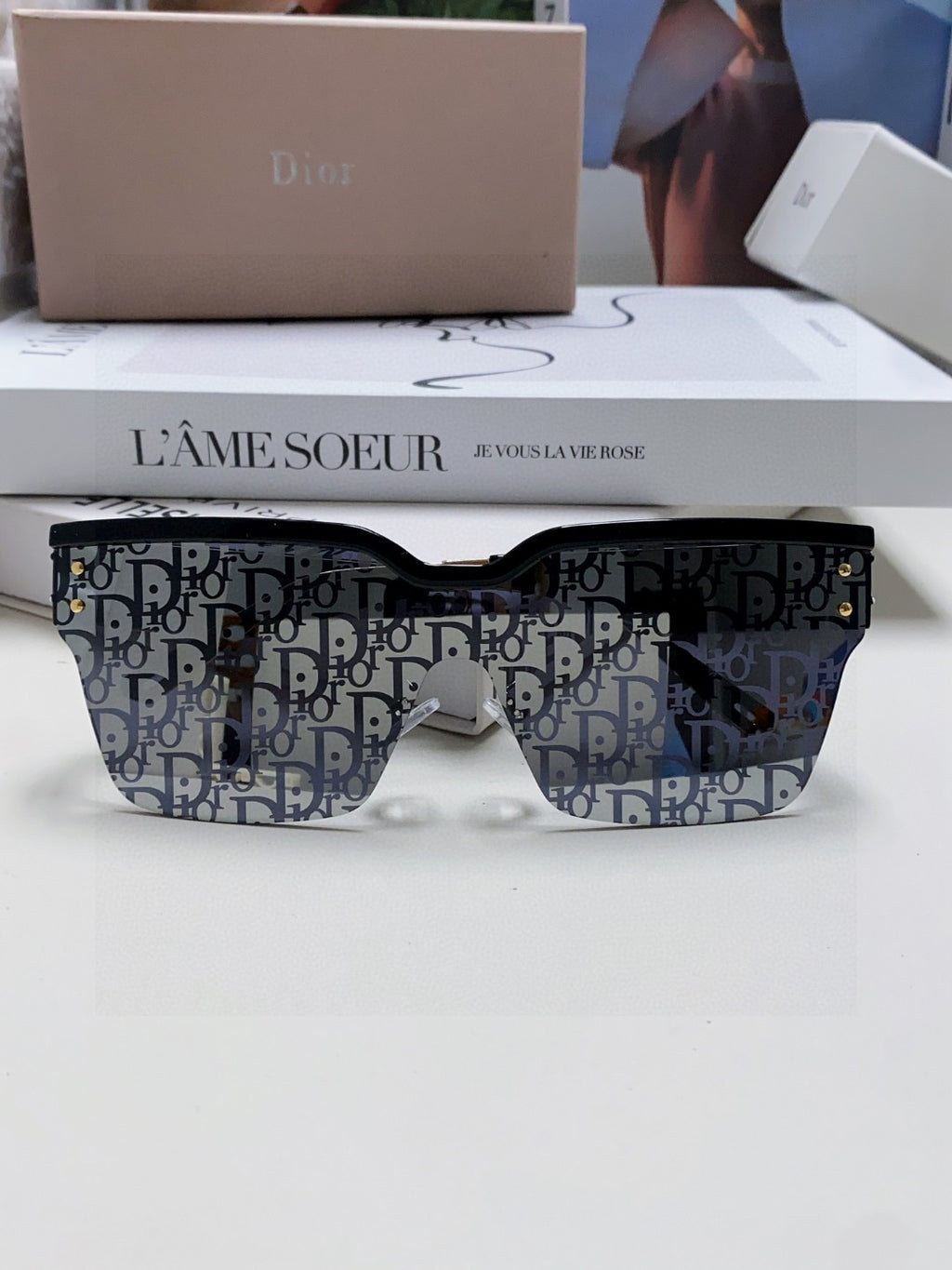 Dior Fashion Red Lens Sunglasses for Men & Women - 382444 - detail image 6