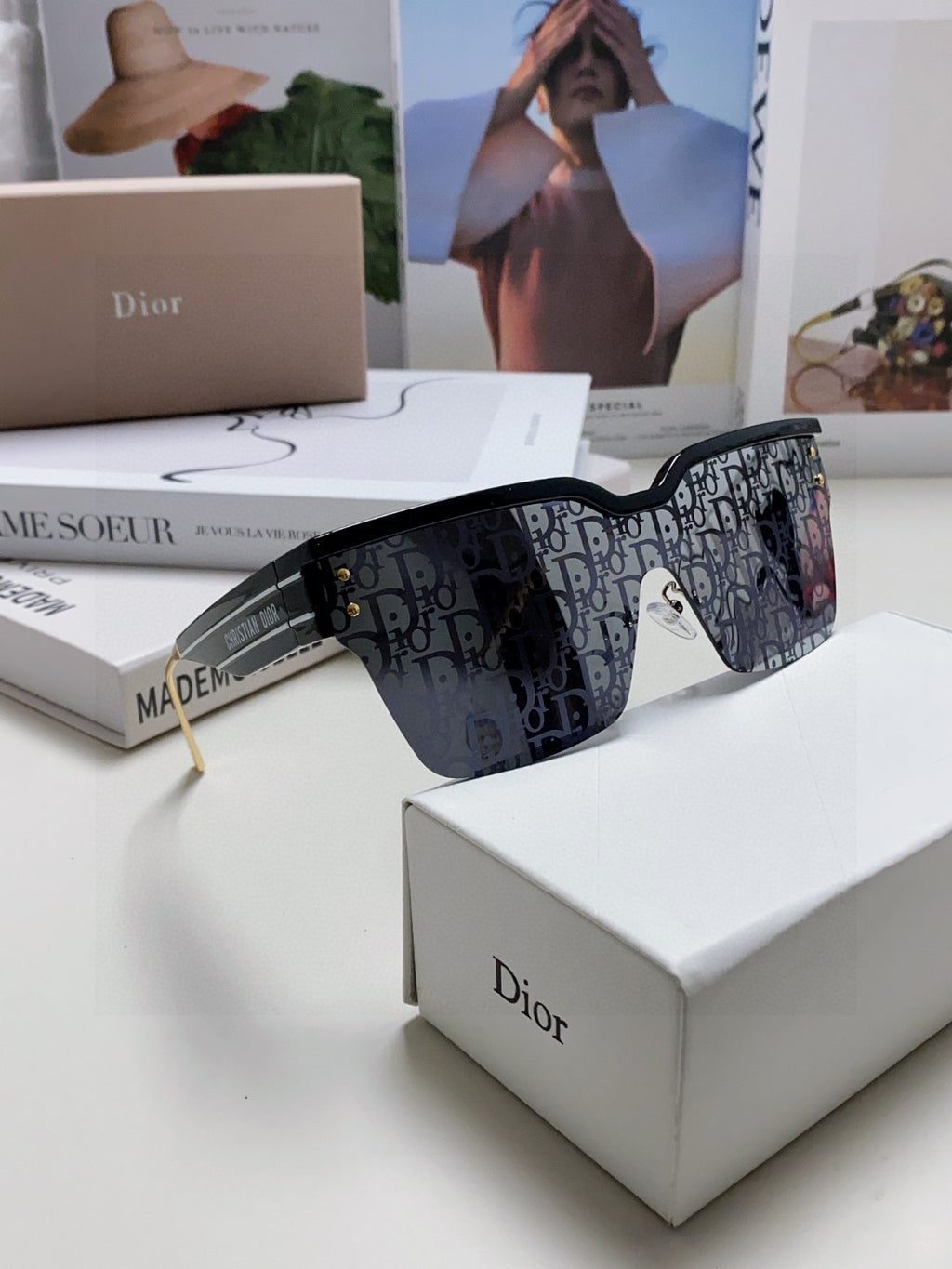 Dior Fashion Red Lens Sunglasses for Men & Women - 382444 - detail image 7
