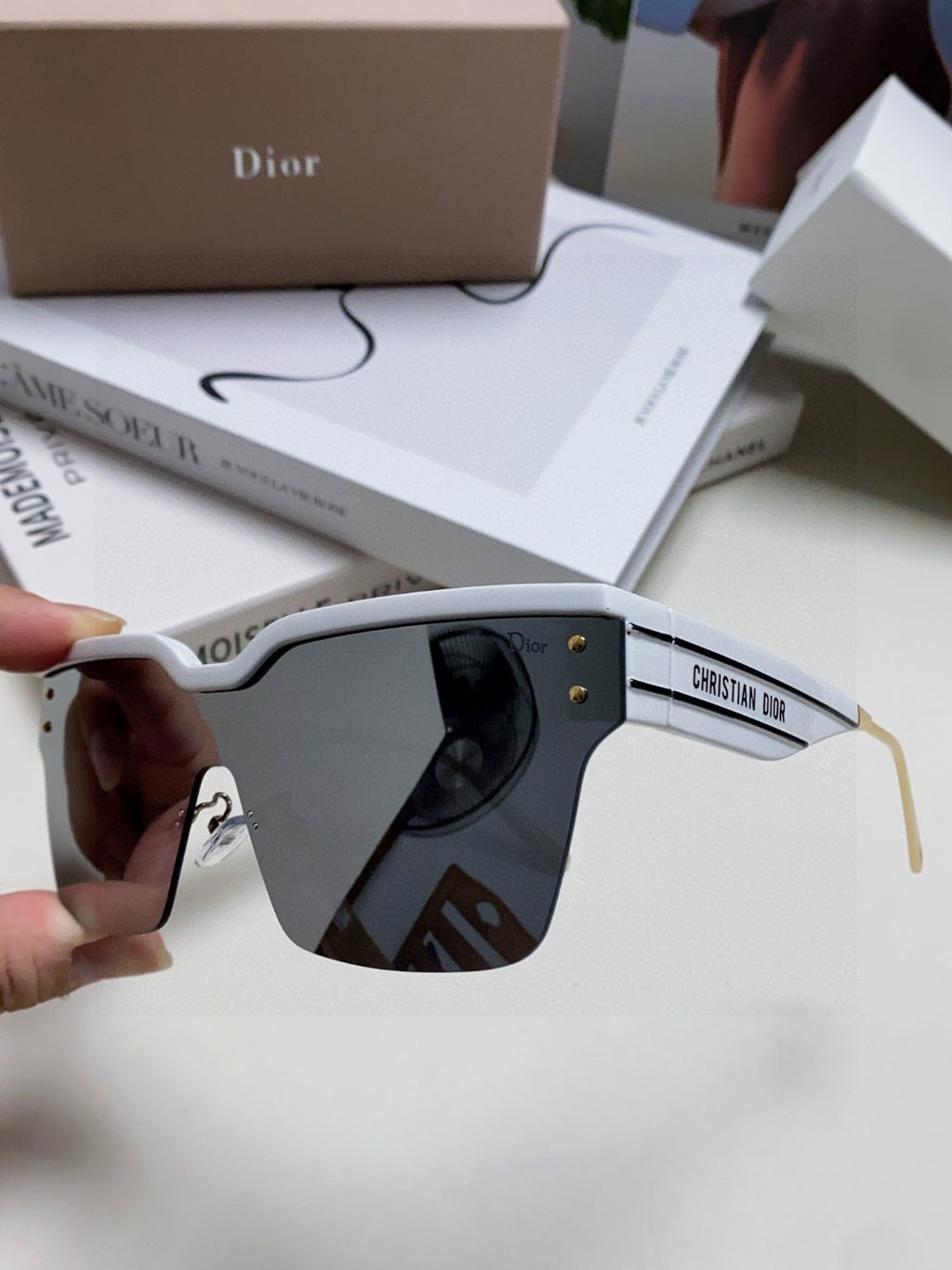 Dior Fashion Gray Lens Sunglasses for Men & Women - 382445 - detail image 5