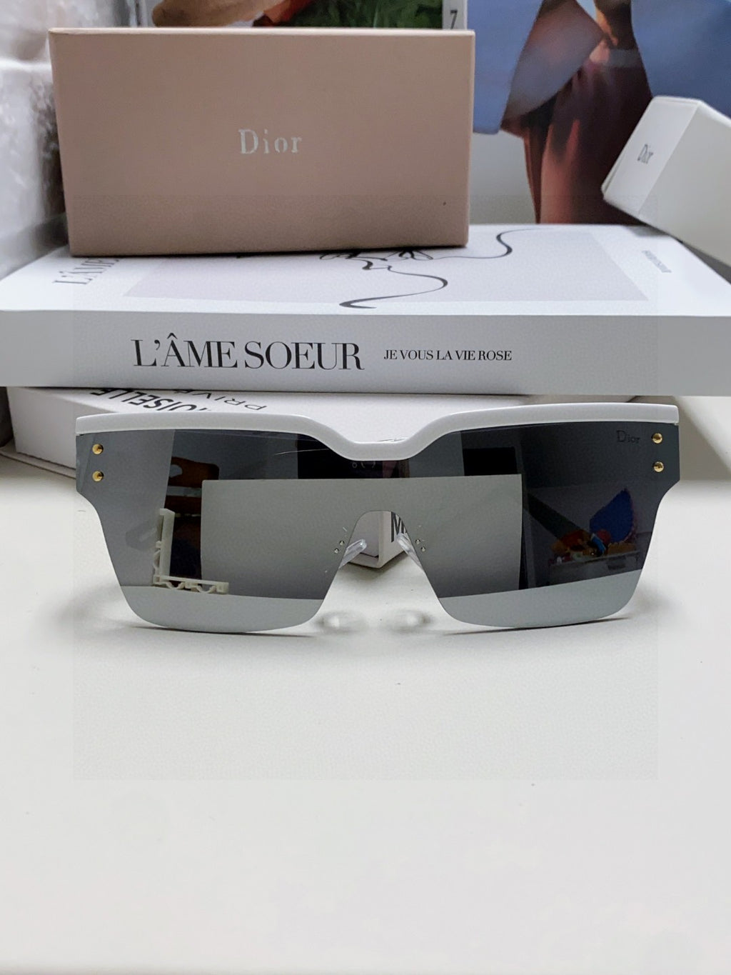 Dior Fashion Gray Lens Sunglasses for Men & Women - 382445 - detail image 6
