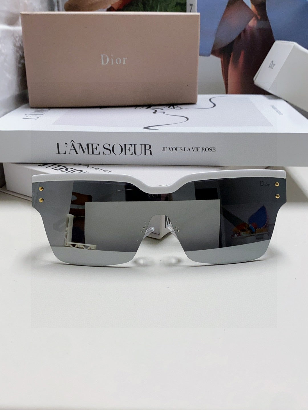 Dior Fashion Gray Lens Sunglasses for Men & Women - 382445 - detail image 6