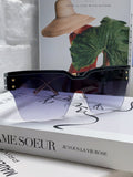 Dior Fashion Black Lens Sunglasses for Men & Women - 382446