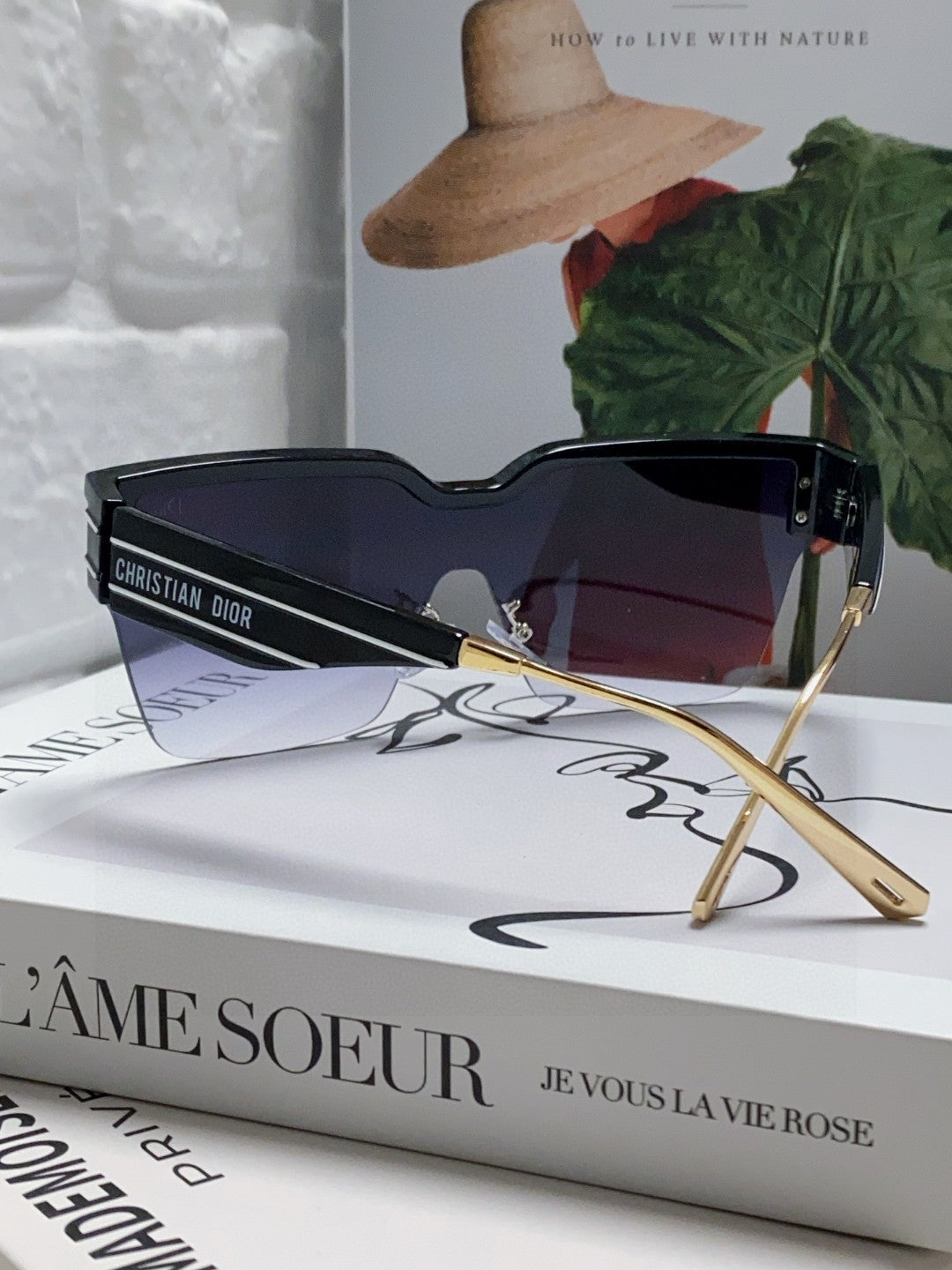 Dior Fashion Black Lens Sunglasses for Men & Women - 382446 - detail image 2