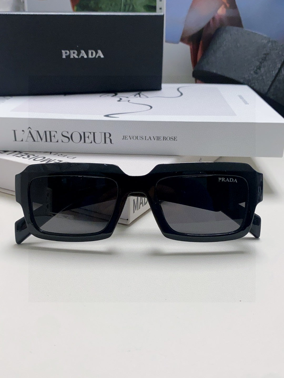 Prada Fashion Gray Lens Sunglasses for Women - 398892 - detail image 5