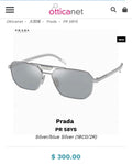 Prada Fashion Silver Lens Sunglasses for Men - 398896
