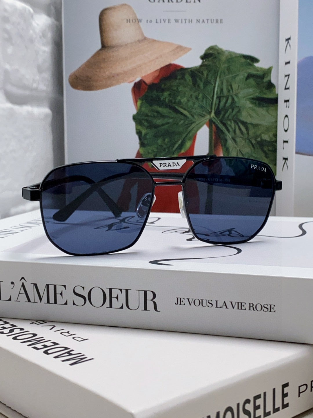 Prada Fashion Black Lens Sunglasses for Men - 398900 - detail image 3