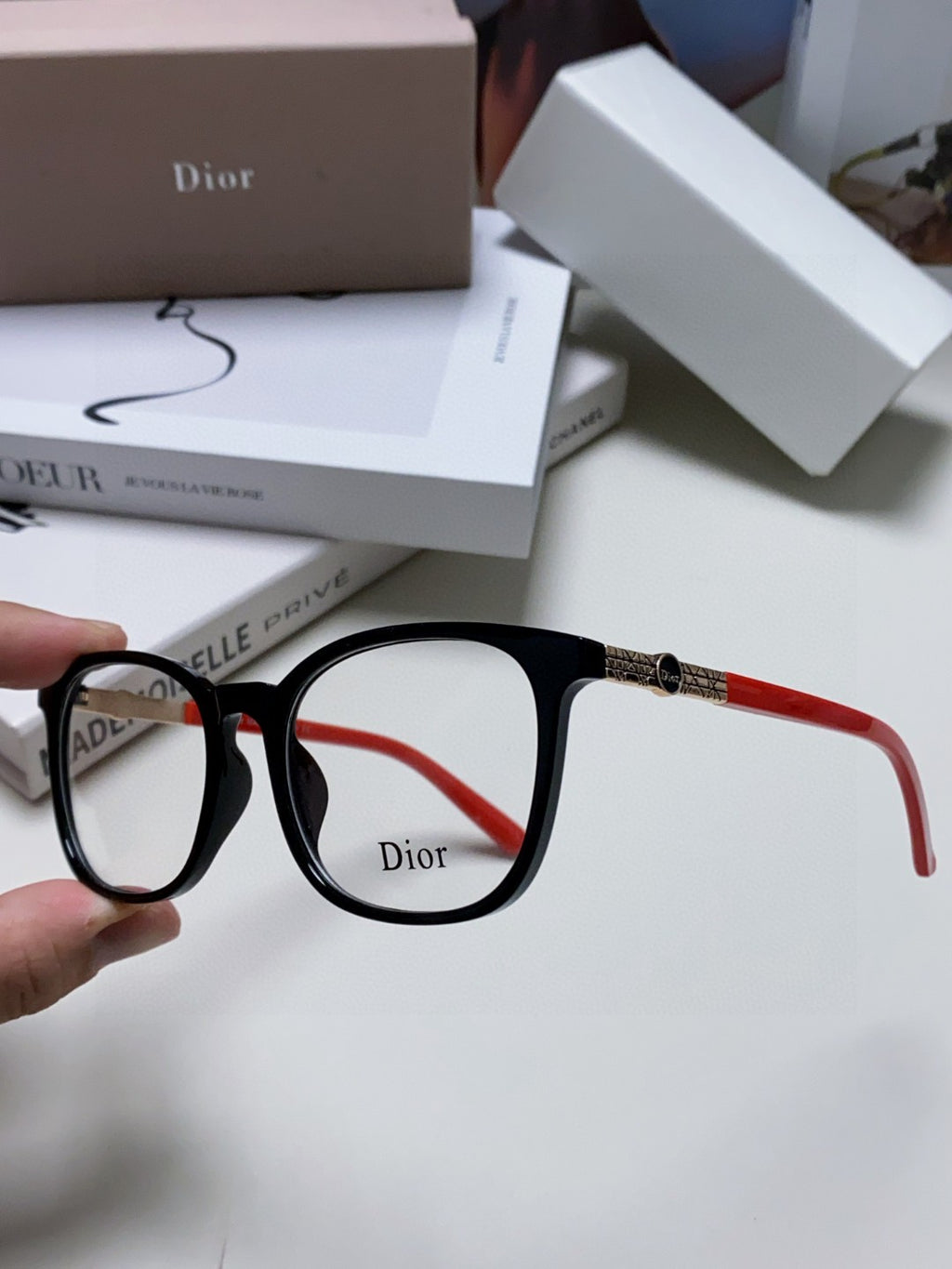 Dior Square Gray Lens Sunglasses for Men & Women - 398710 - detail image 5