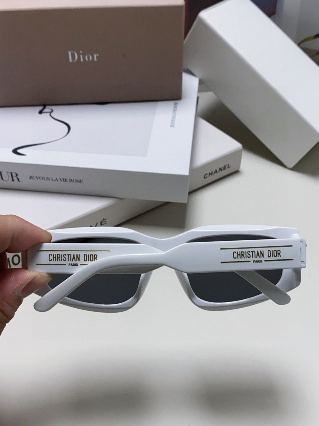 Dior Square Gray Lens Sunglasses for Men & Women - 398716 - detail image 3