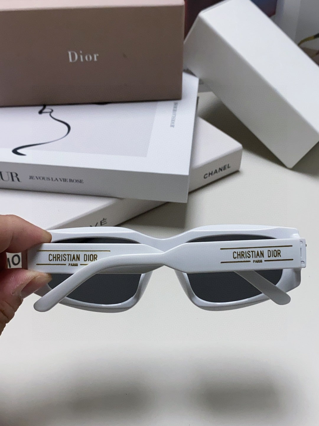 Dior Square Gray Lens Sunglasses for Men & Women - 398716 - detail image 3
