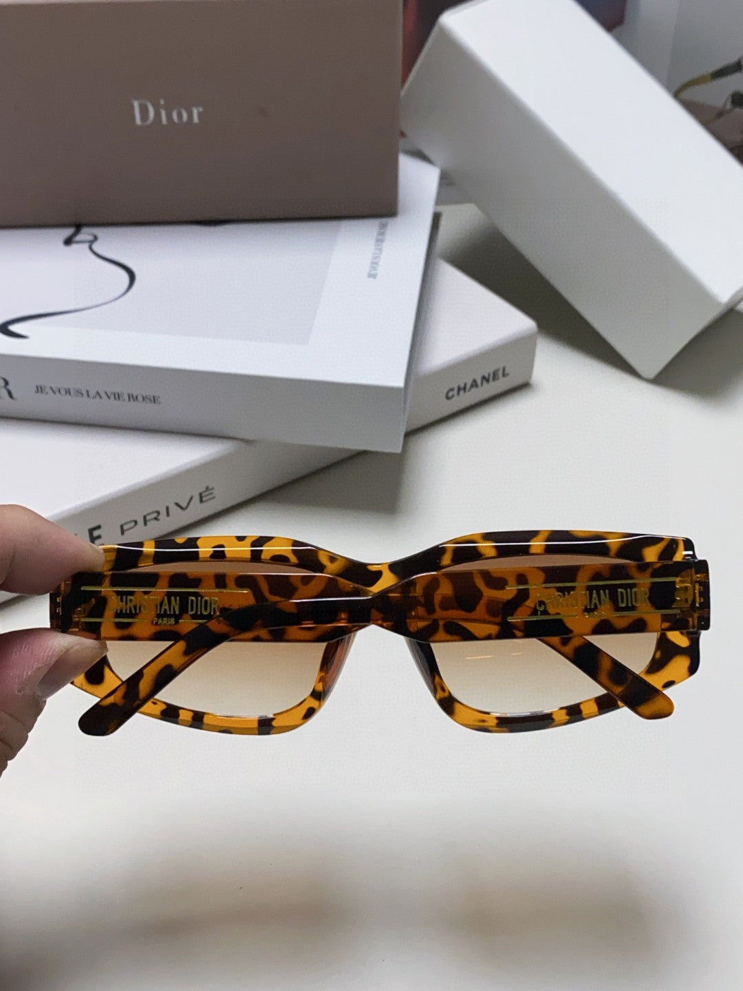 Dior Square Brown Lens Sunglasses for Men & Women - 398717 - detail image 3