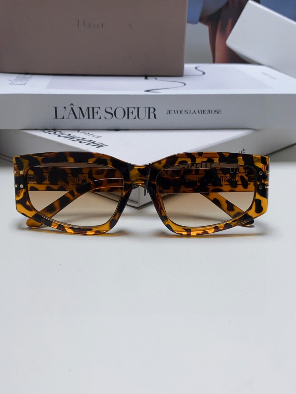Dior Square Brown Lens Sunglasses for Men & Women - 398717 - detail image 5
