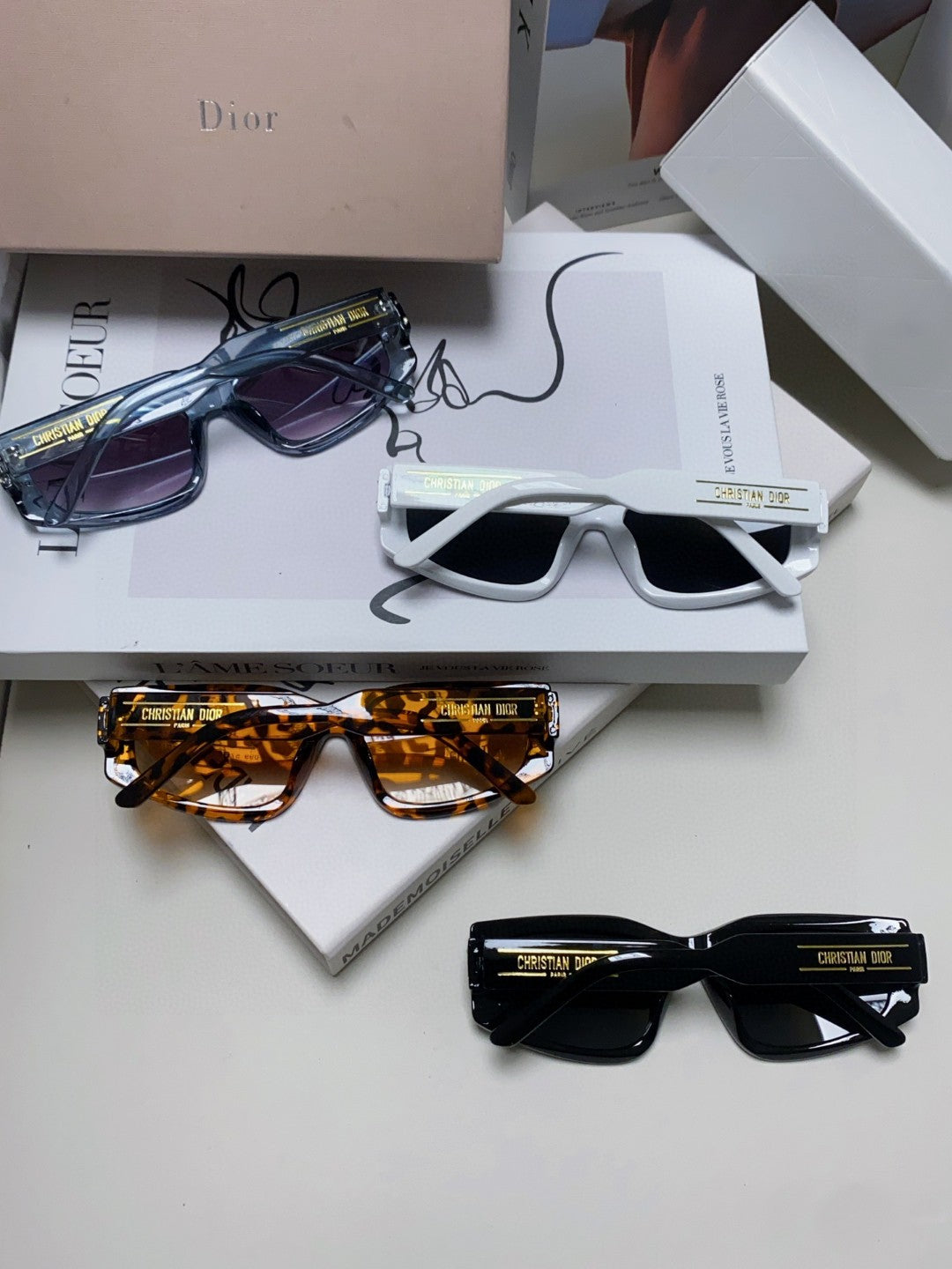 Dior Square Brown Lens Sunglasses for Men & Women - 398717 - detail image 7