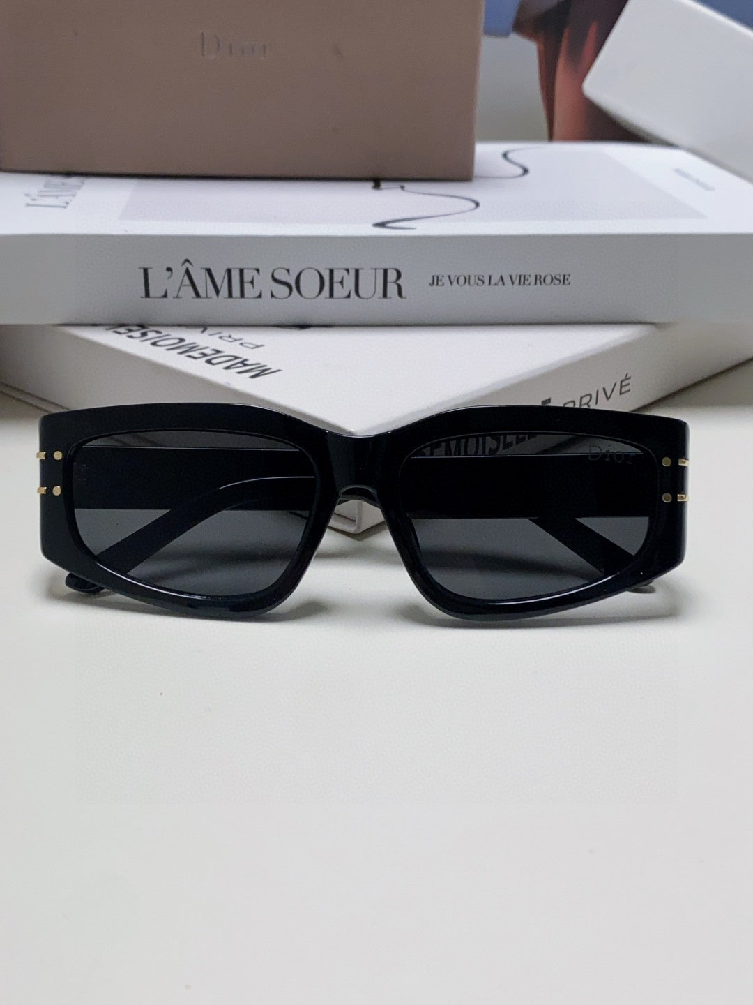 Dior Square Black Lens Sunglasses for Men & Women - 398718 - detail image 8