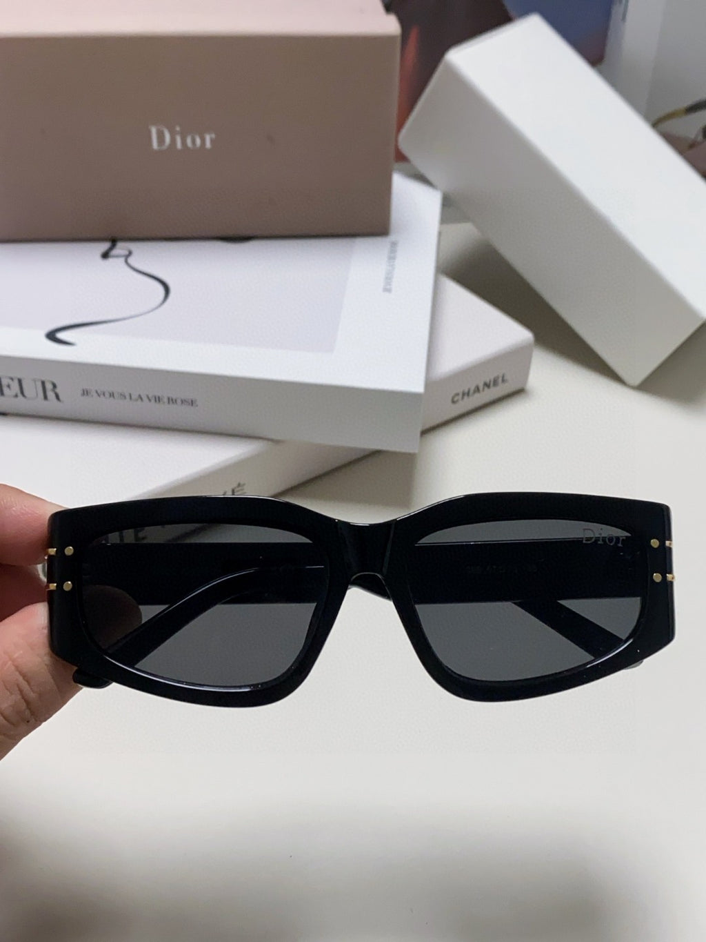Dior Square Black Lens Sunglasses for Men & Women - 398718 - detail image 5