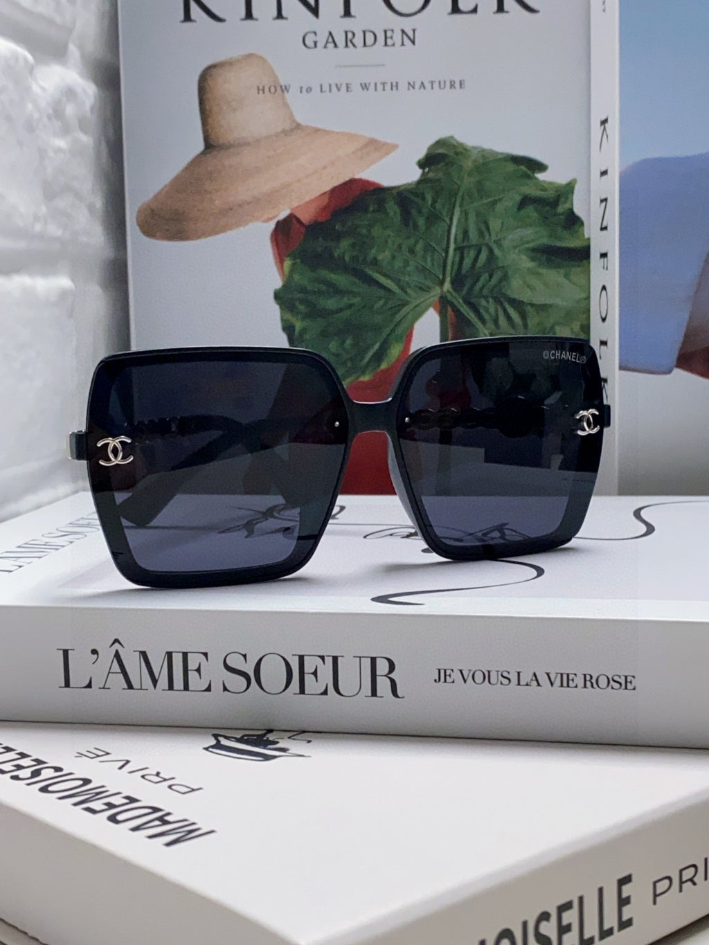 Chanel Polarized Fashion Black Lens Sunglasses for Women - 867093