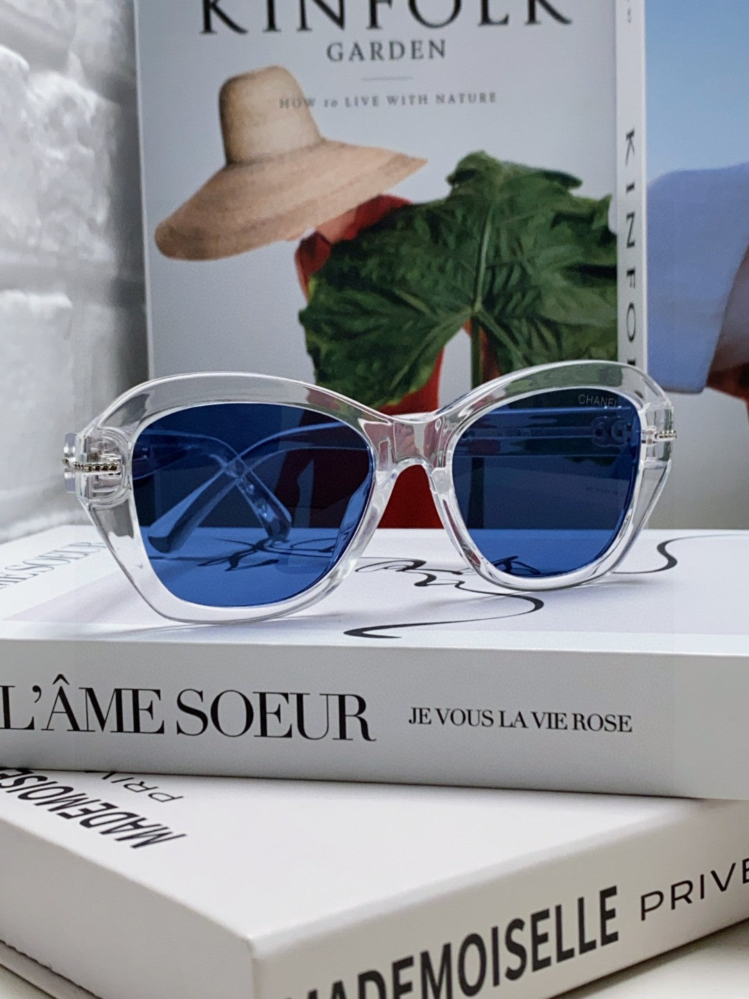 Chanel Fashion Blue Lens Sunglasses for Men & Women - 867095