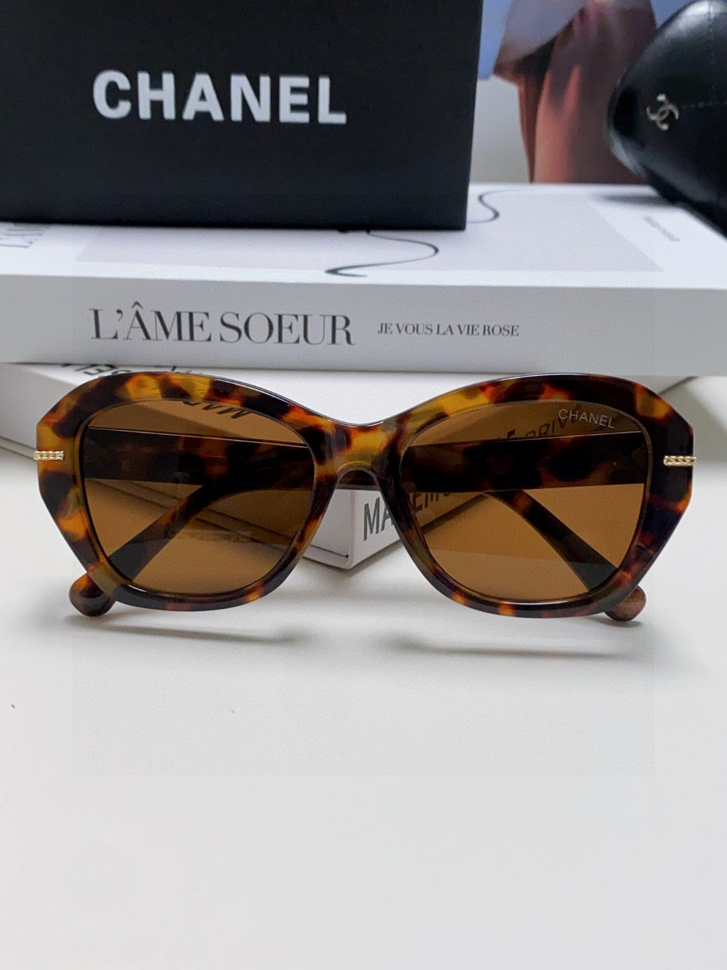 Chanel Fashion Brown Lens Sunglasses for Men & Women - 867096 - detail image 6
