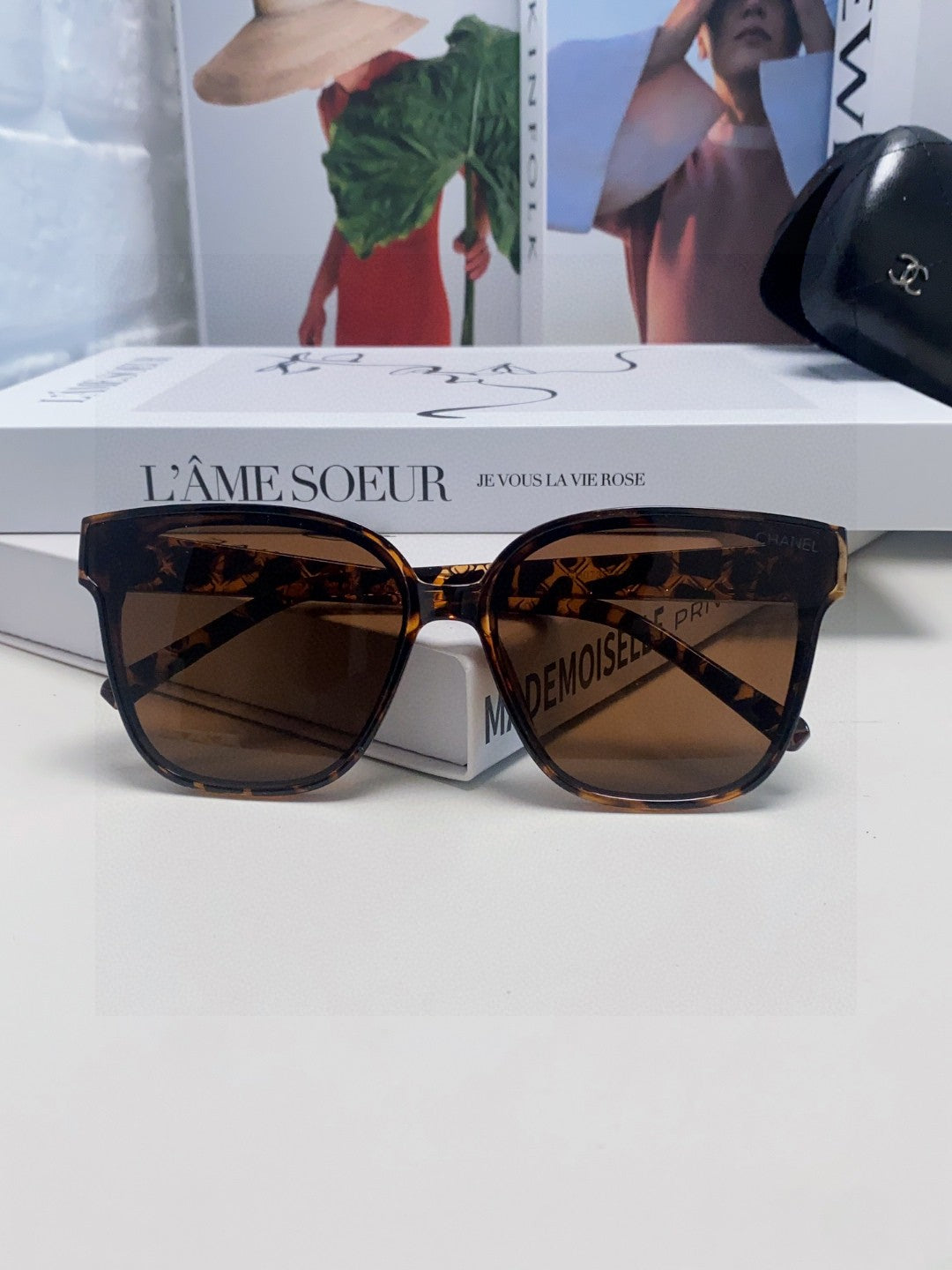 Chanel Square Brown Lens Sunglasses for Men & Women - 867102 - detail image 5
