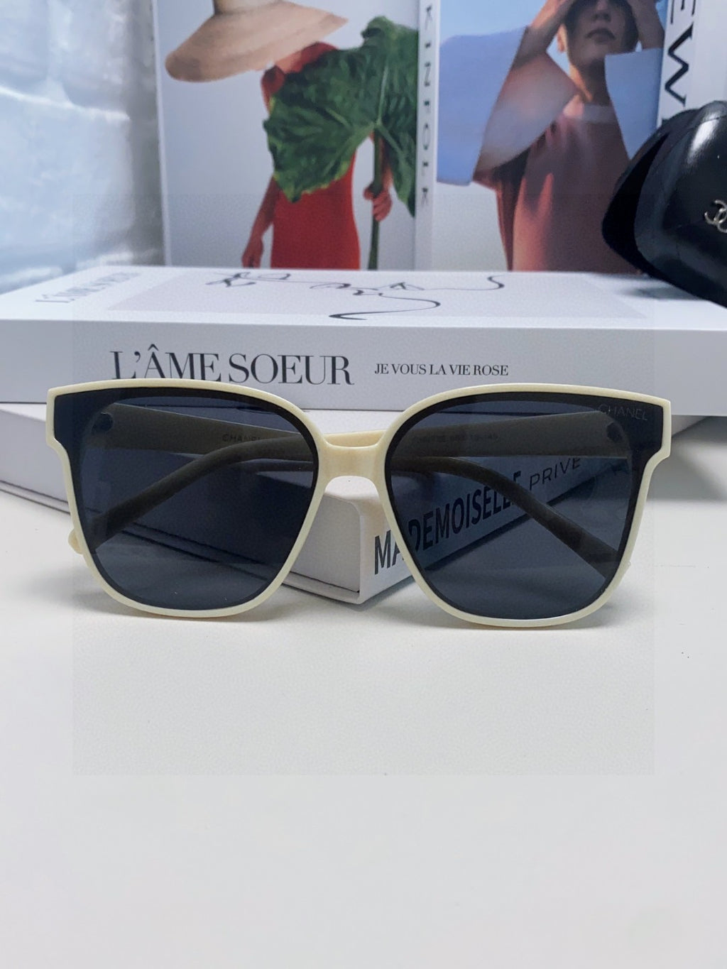 Chanel Square Brown Lens Sunglasses for Men & Women - 867103 - detail image 5
