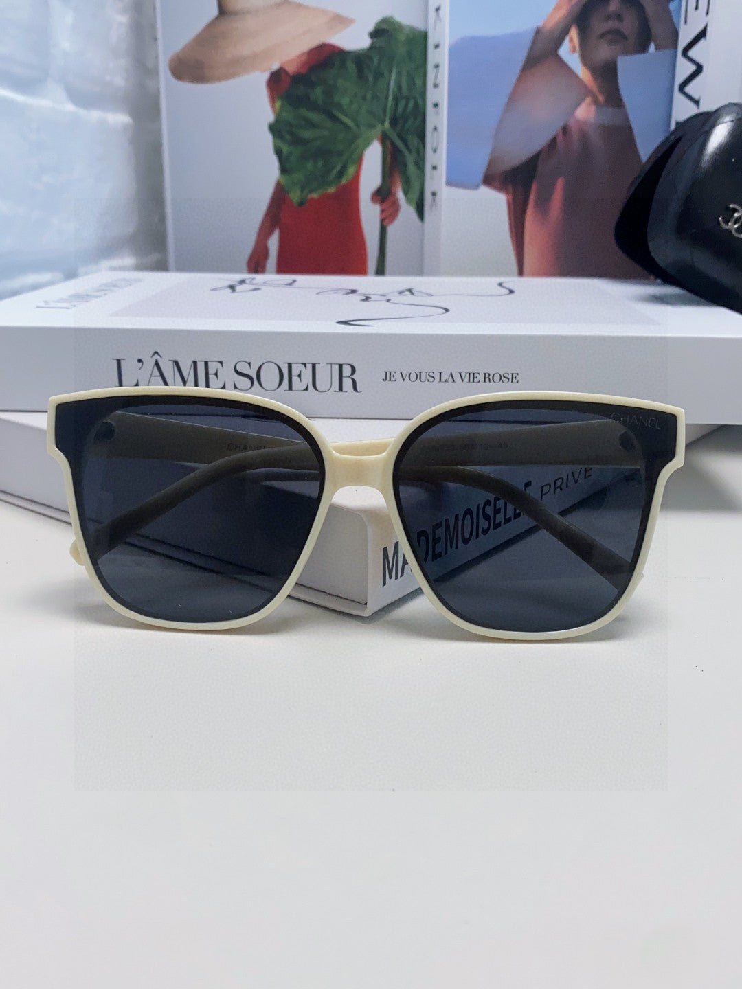 Chanel Square Brown Lens Sunglasses for Men & Women - 867103 - detail image 5