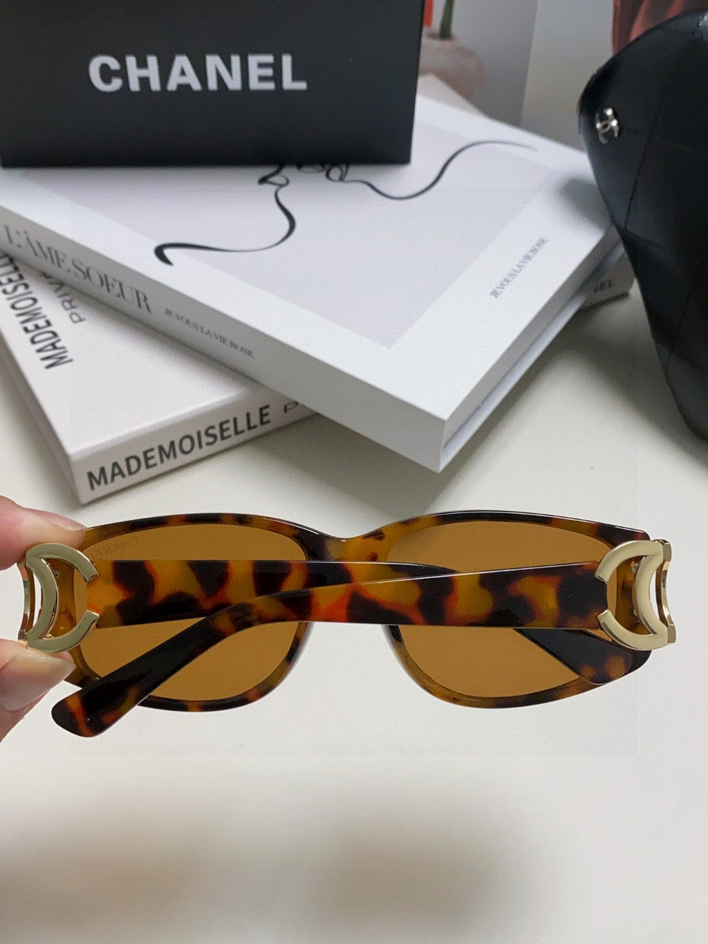 Chanel Metal Fashion Brown Lens Sunglasses for Men & Women - 867108 - detail image 4