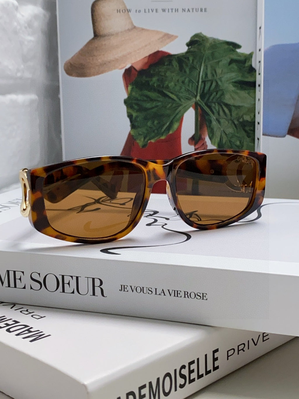 Chanel Metal Fashion Brown Lens Sunglasses for Men & Women - 867108