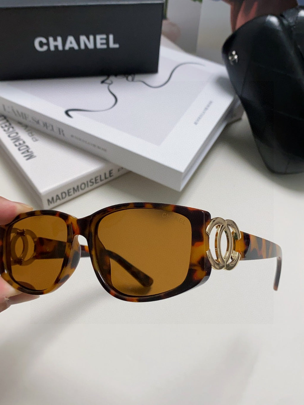 Chanel Metal Fashion Brown Lens Sunglasses for Men & Women - 867108 - detail image 5